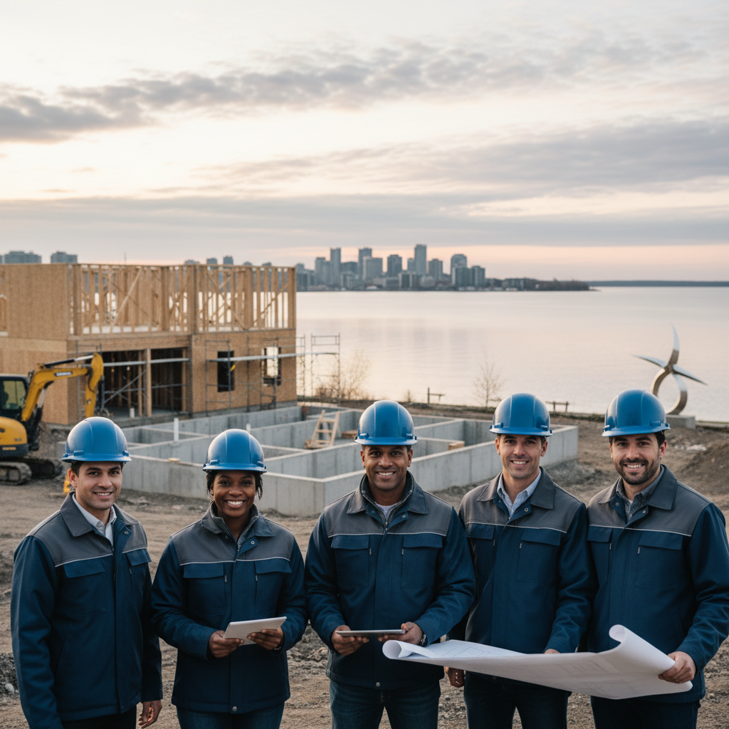 Modern residential renovation interior - Out With The Old In With The New, general contractor in Barrie, ON