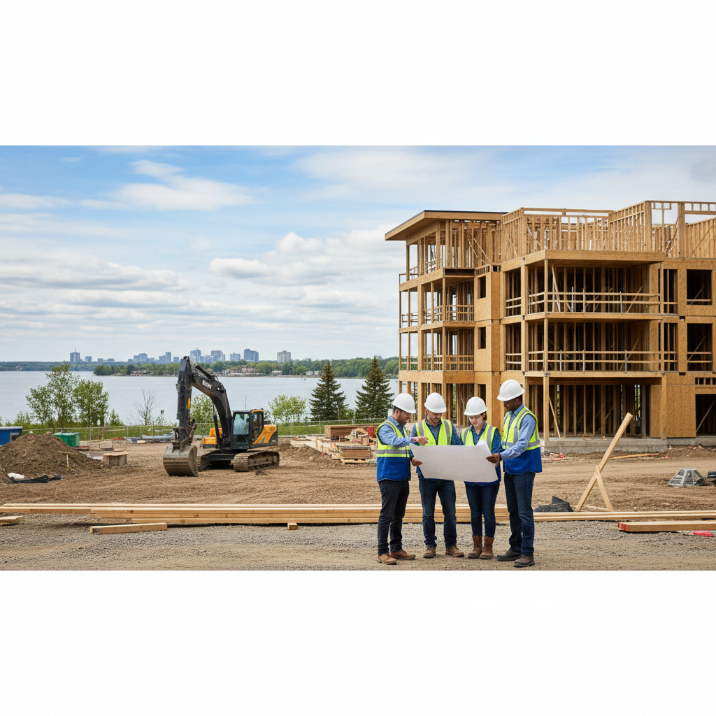 Modern residential renovation interior with updated finishes - Out With The Old In With The New, general contractor in Barrie, ON
